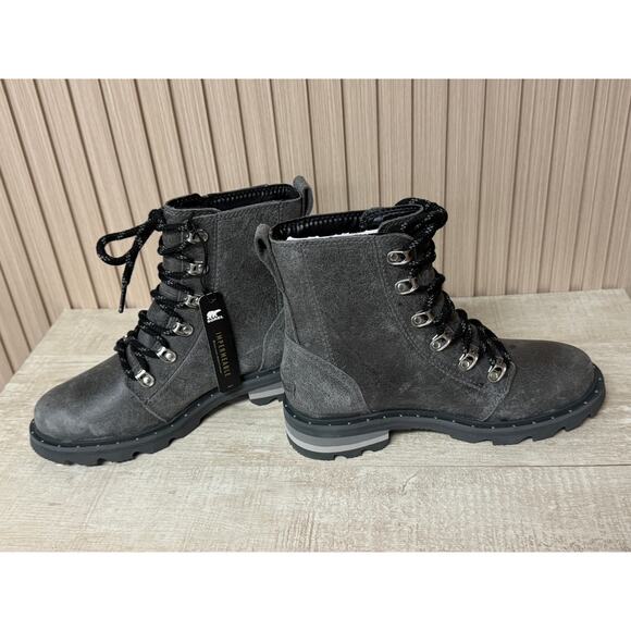 SOREL Lennox Lace Stkd WP Boot - Women Sorel Women\'s Lennox Lace Waterproof Boot Womens Shoes Sz 5